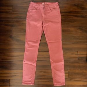 Old Navy Coral Rockstar Super Skinny Jeans
